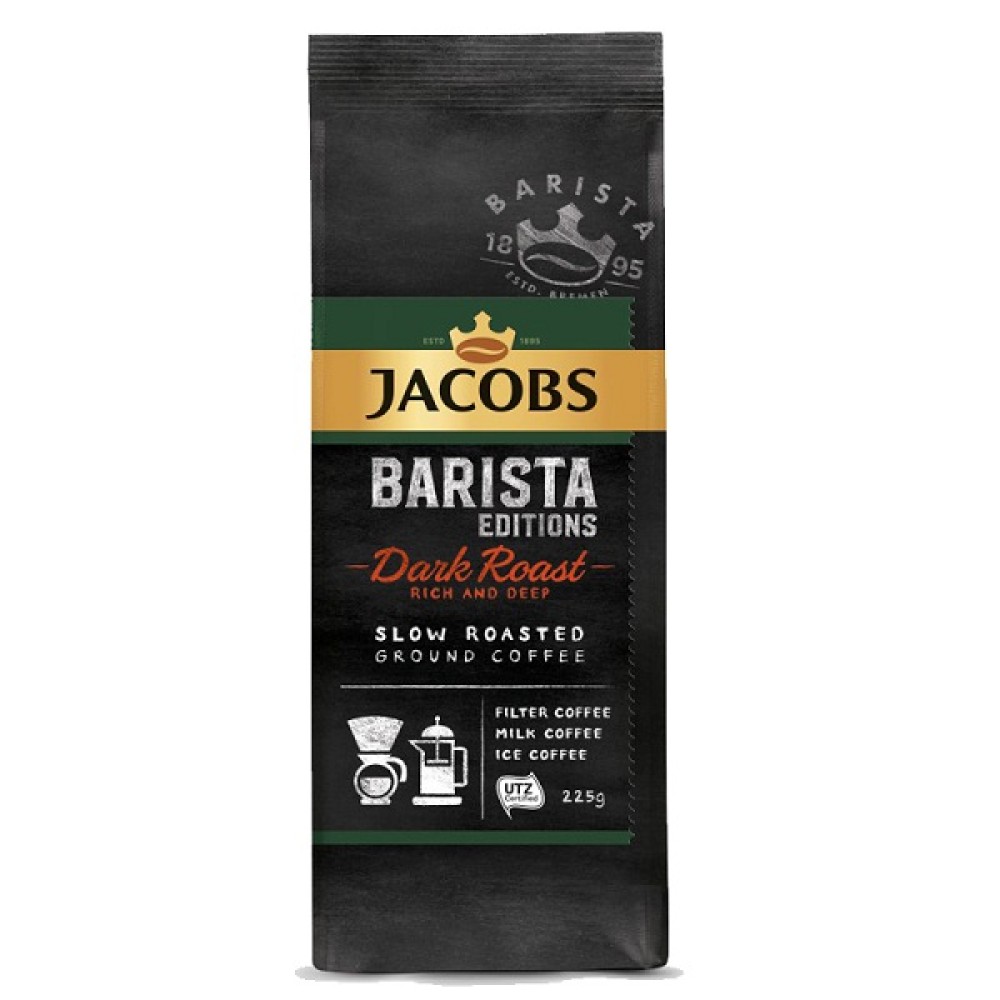 JACOBS ΚΑΦΕΣ ΦΙΛΤΡΟΥ BARISTA EDITION 225gr DARK ROAST