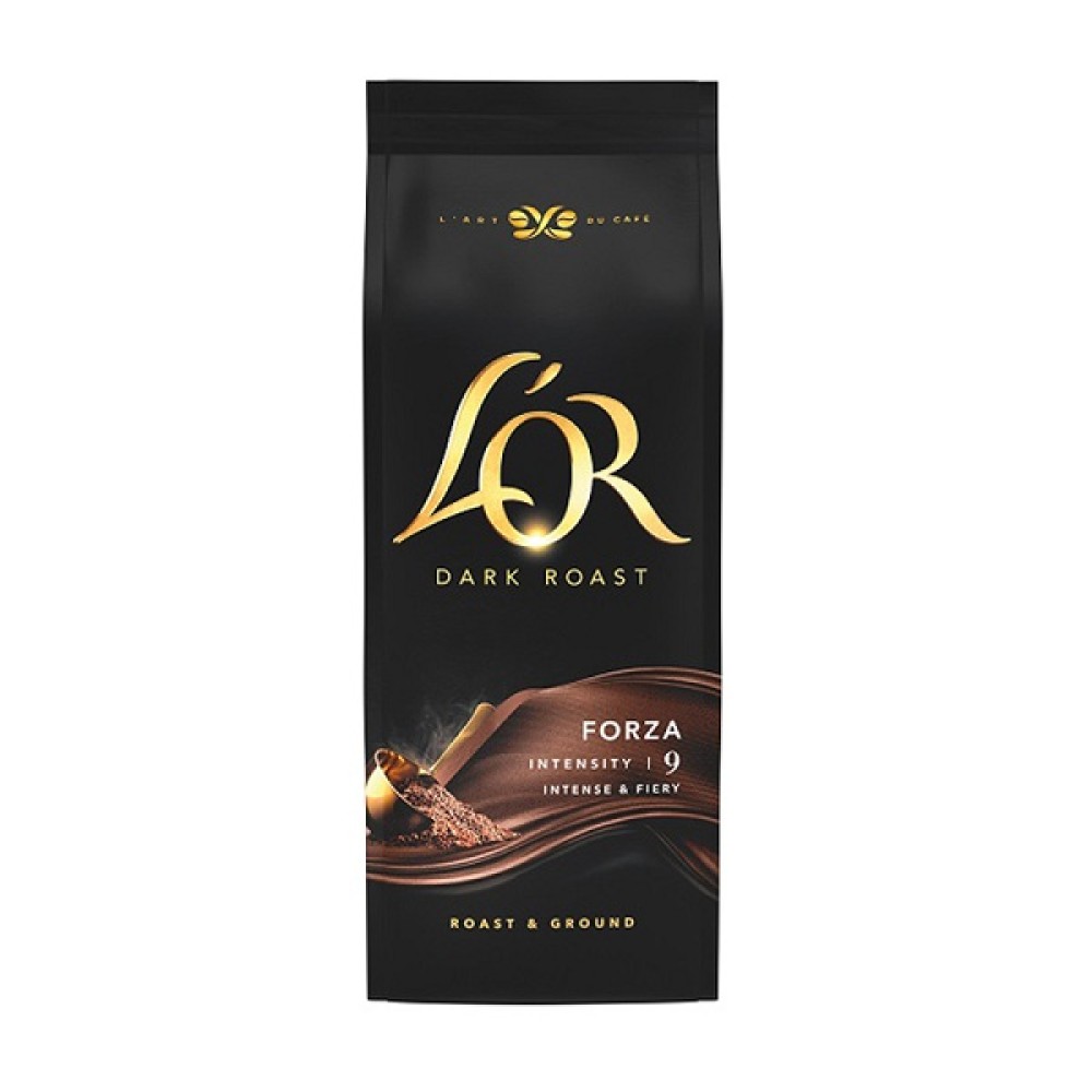 LOR ΚΑΦΕΣ ESPRESSO ΑΛΕΣΜΕΝΟΣ 250gr DARK ROAST FORZA (int.9)