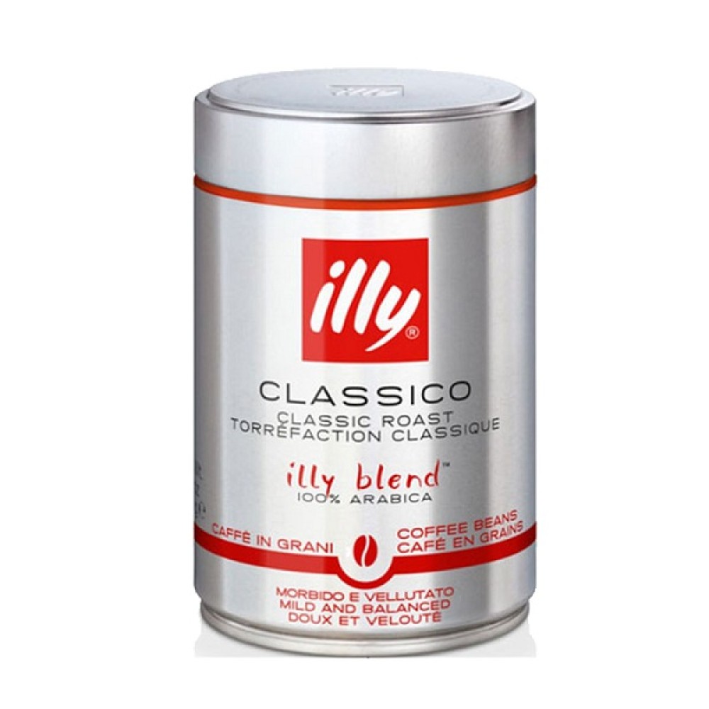 ILLY ΚΑΦΕΣ ESPRESSO ΣΕ ΚΟΚΟΥΣ 250gr CLASSICO (ΜΕΤΑΛΛΙΚΟ)