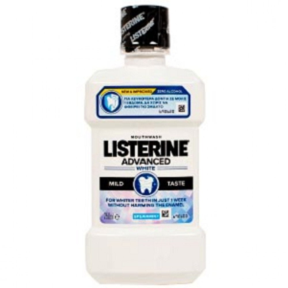 LISTERINE 500ml ADVANCE WHITE