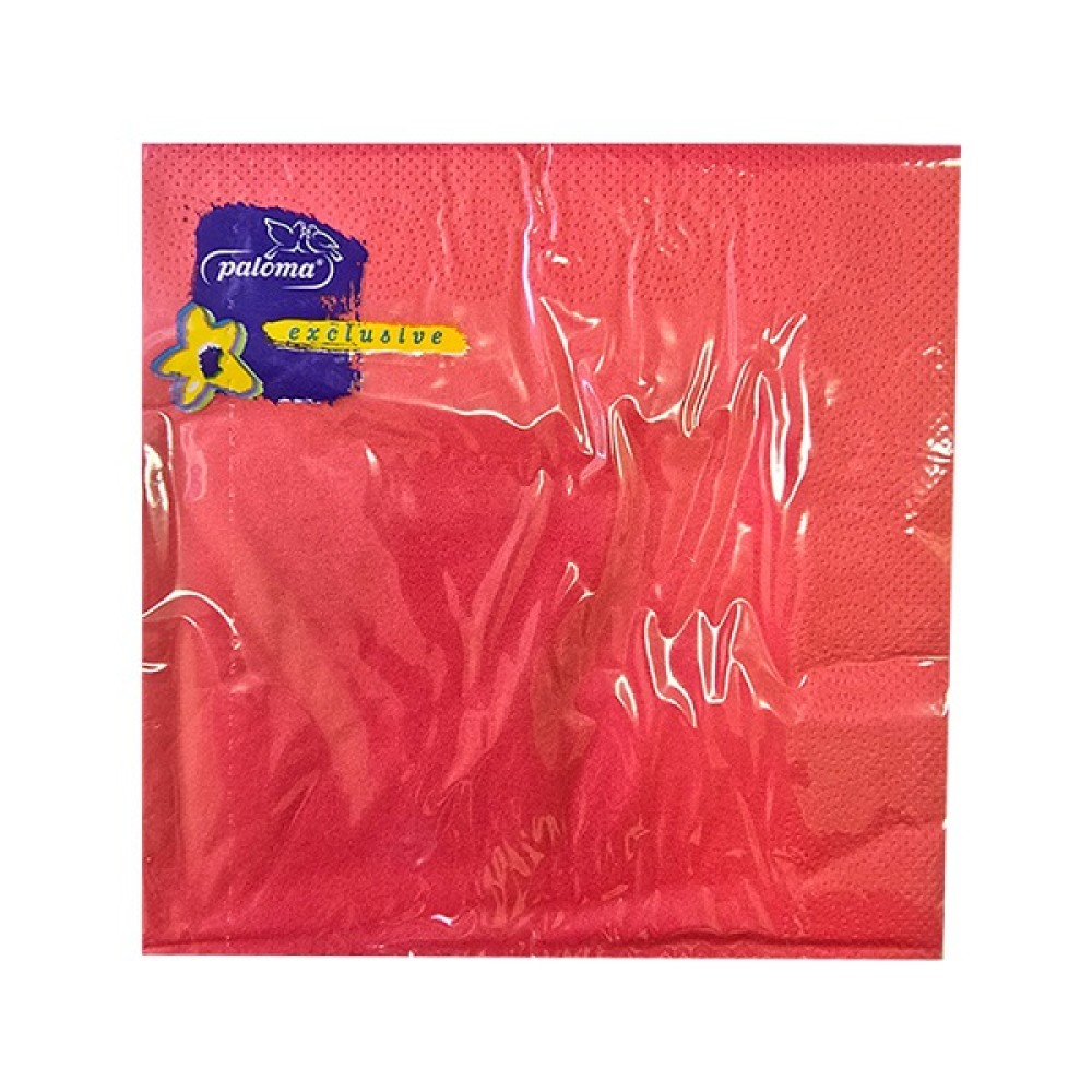 ΧΑΡΤΟΠΕΤΣΕΤΕΣ PALOMA 33x33 3Φ (20τεμ) ΚΟΚΚΙΝΕΣ