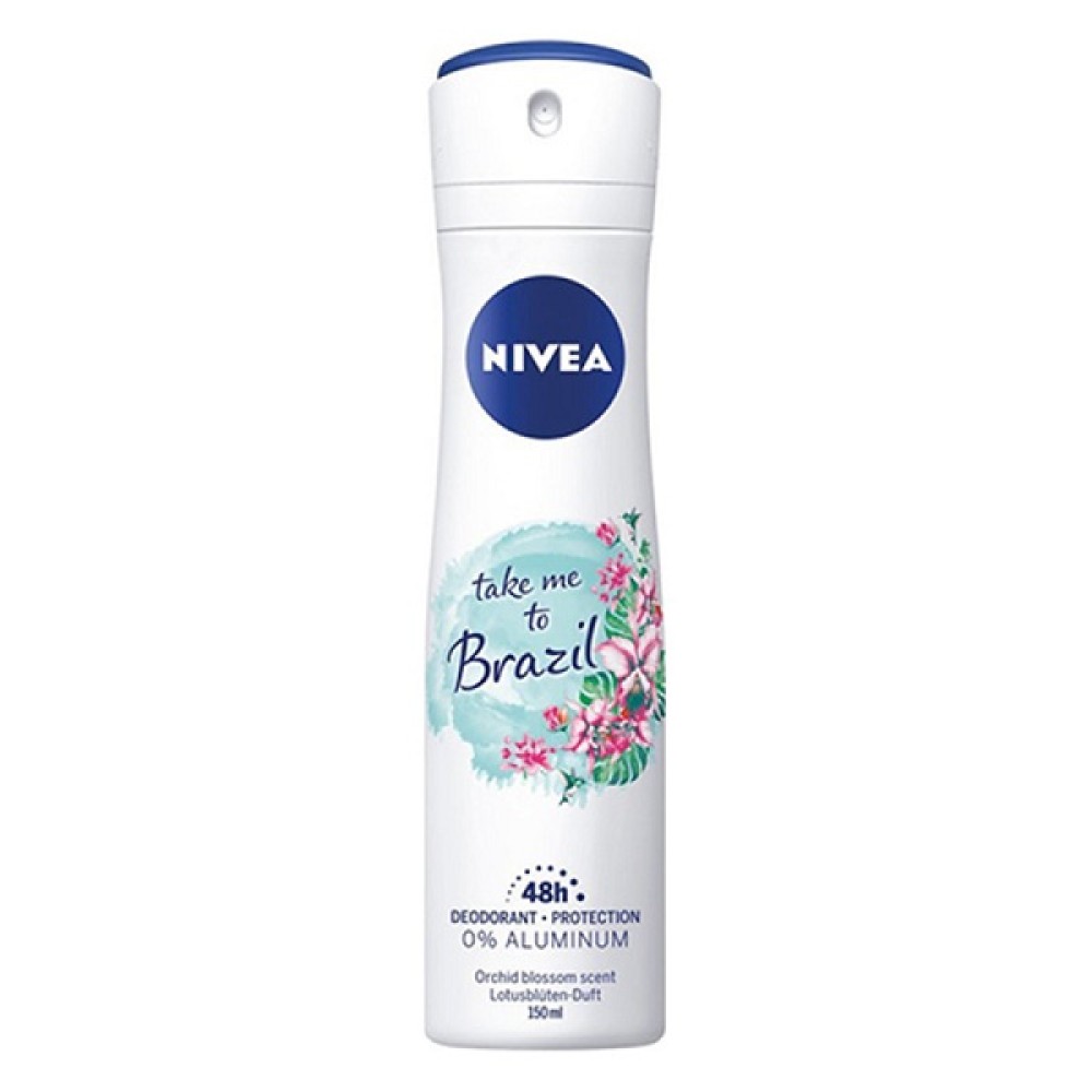 NIVEA DEO SPRAY 150ml TAKE ME TO BRAZIL