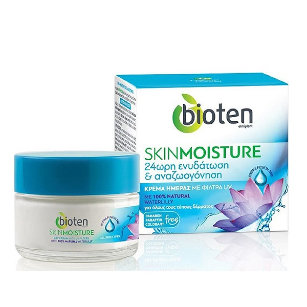 BIOTEN ΚΡΕΜΑ ΗΜΕΡΑΣ 50ml SKIN MOISTURE 24H WATERLILLY (ALLSKINS)