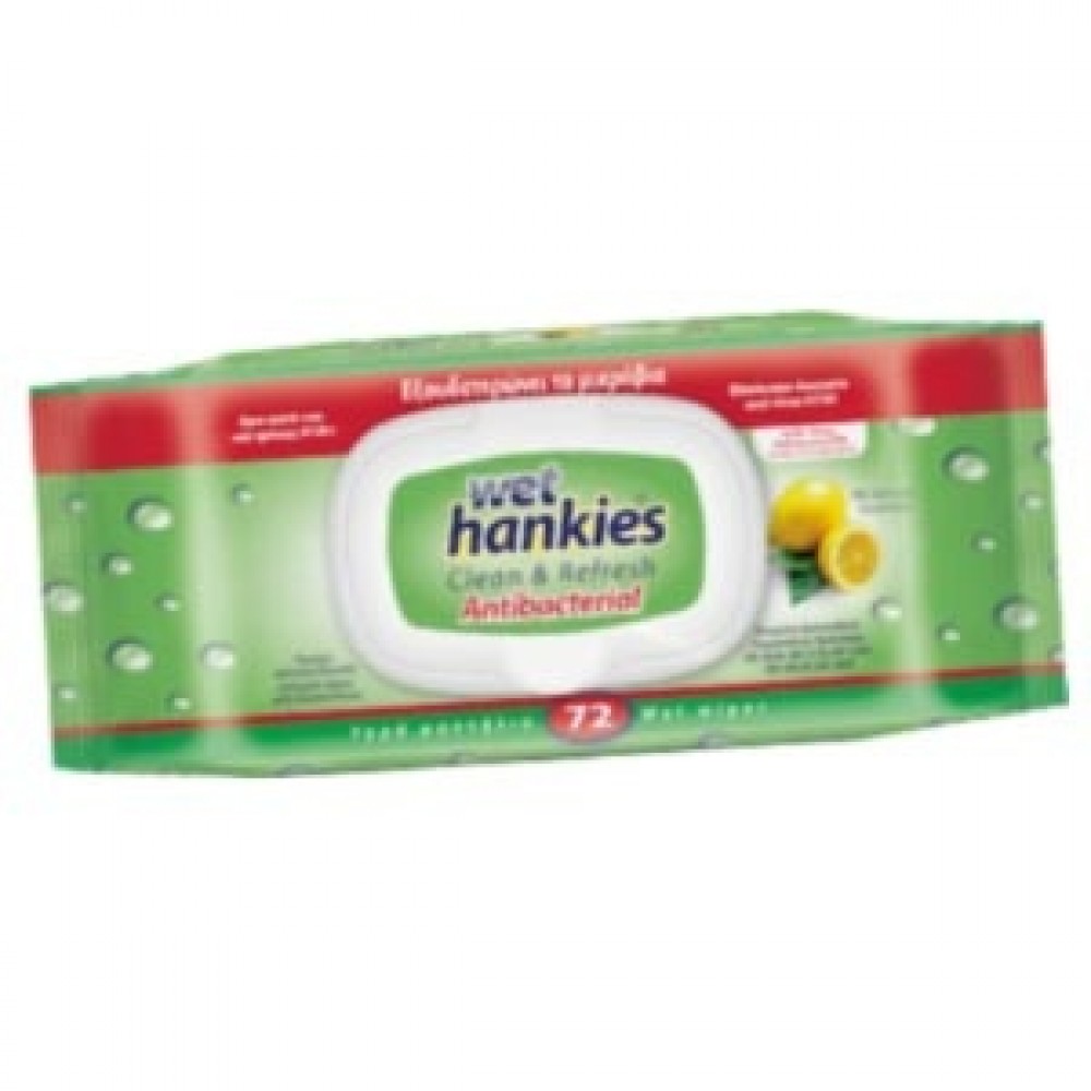 ΥΓΡΑ ΜΑΝΤΗΛΙΑ HANKIES LEMON 72τεμ