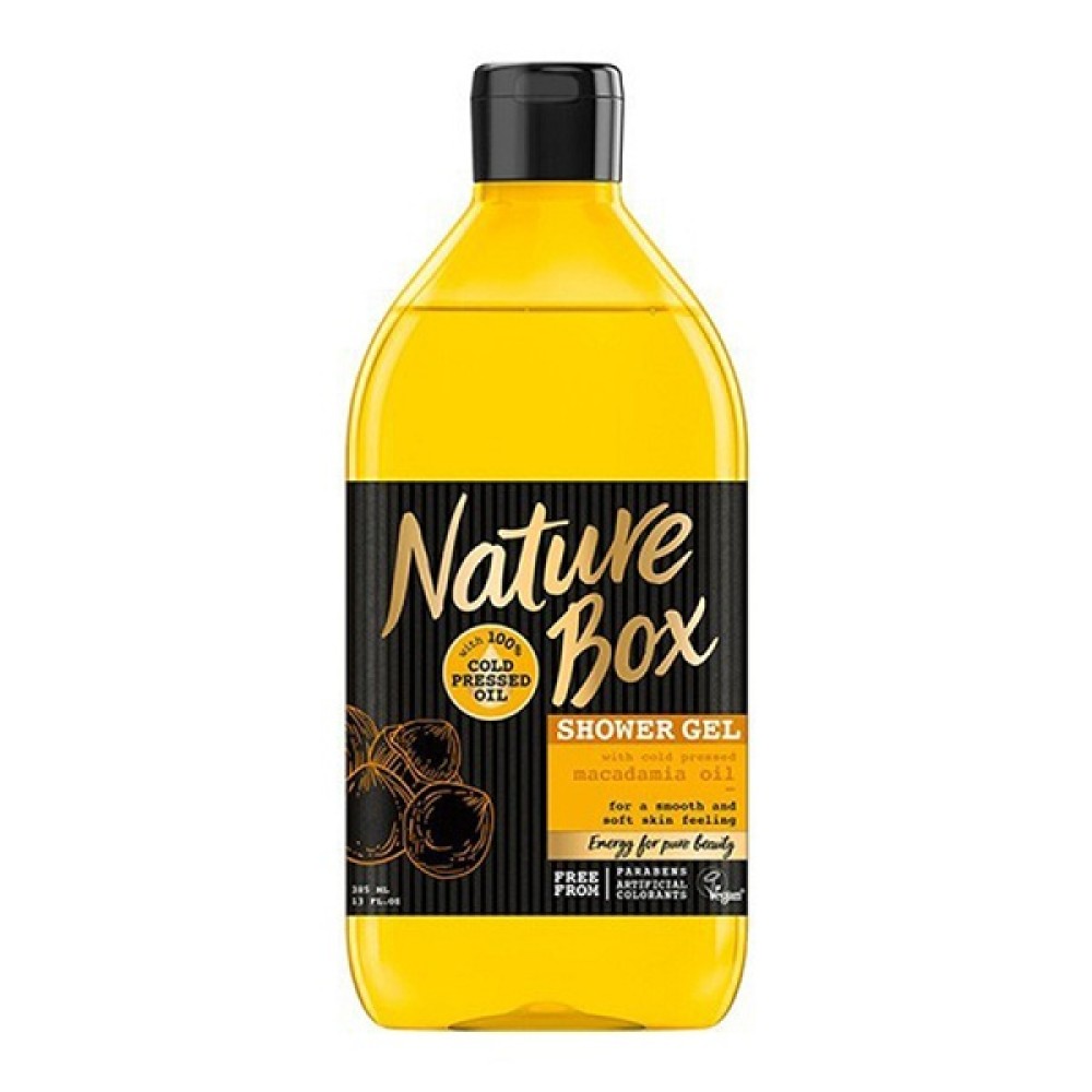 NATURE BOX SHOWER GEL ΑΦΡΟΛΟΥΤΡΟ 385ml MACADAMIA