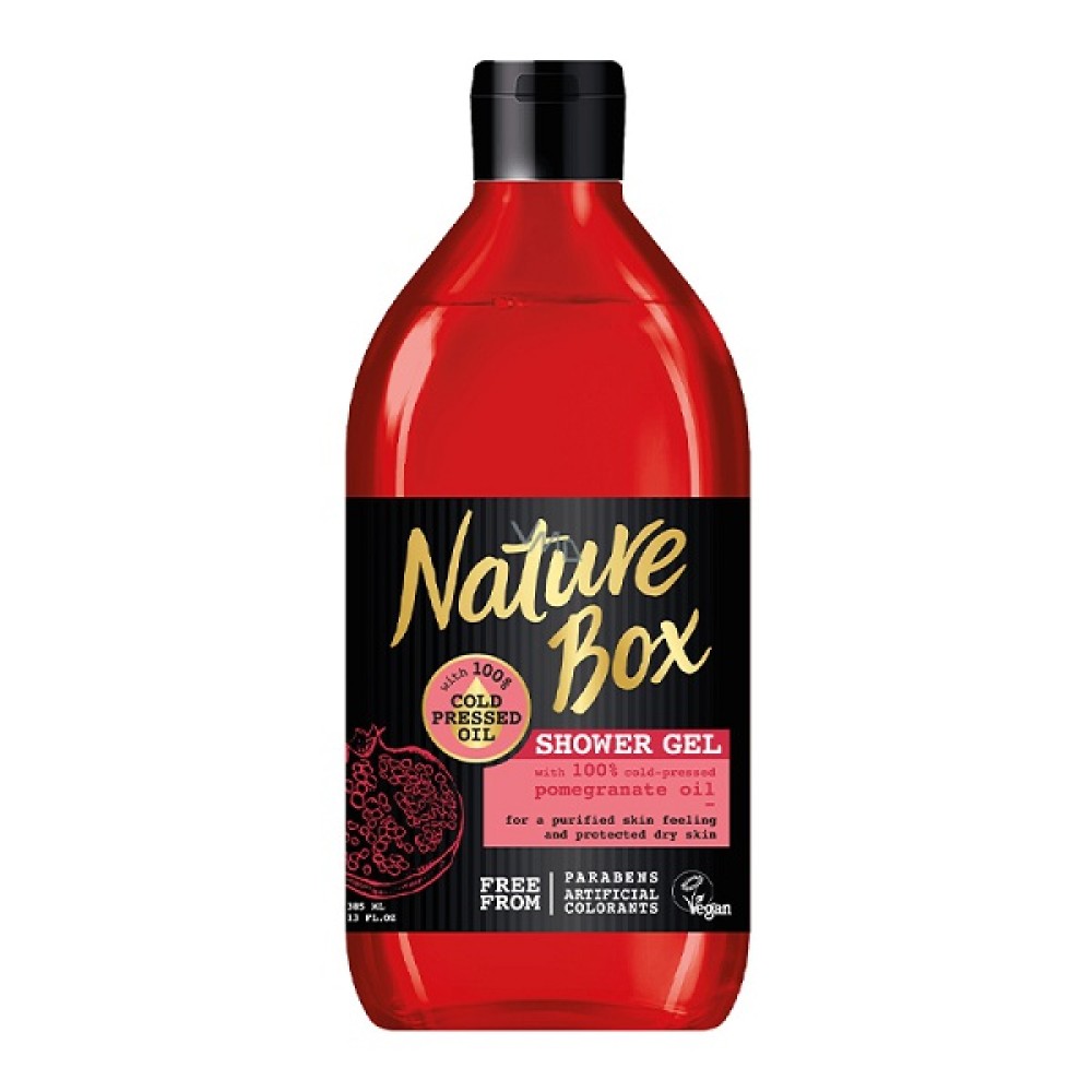 NATURE BOX SHOWER GEL ΑΦΡΟΛΟΥΤΡΟ 385ml POMEGRANATE