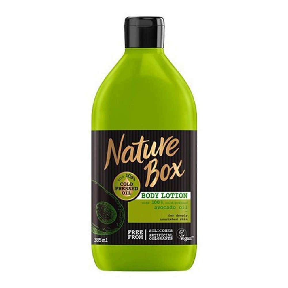 NATURE BOX BODY LOTION 385ml AVOCADO